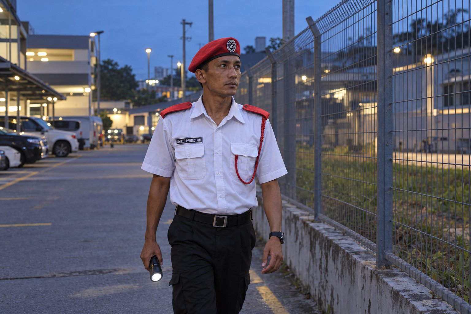 Mobile patrol and escort security guard